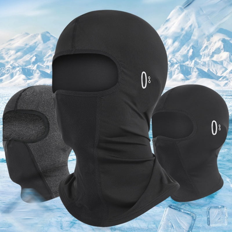 Cagoule Moto Été En Soie Glacée - Respirante, Protection UV, Prolongation Cou - Pour Vélo, Sports Outdoor - 6