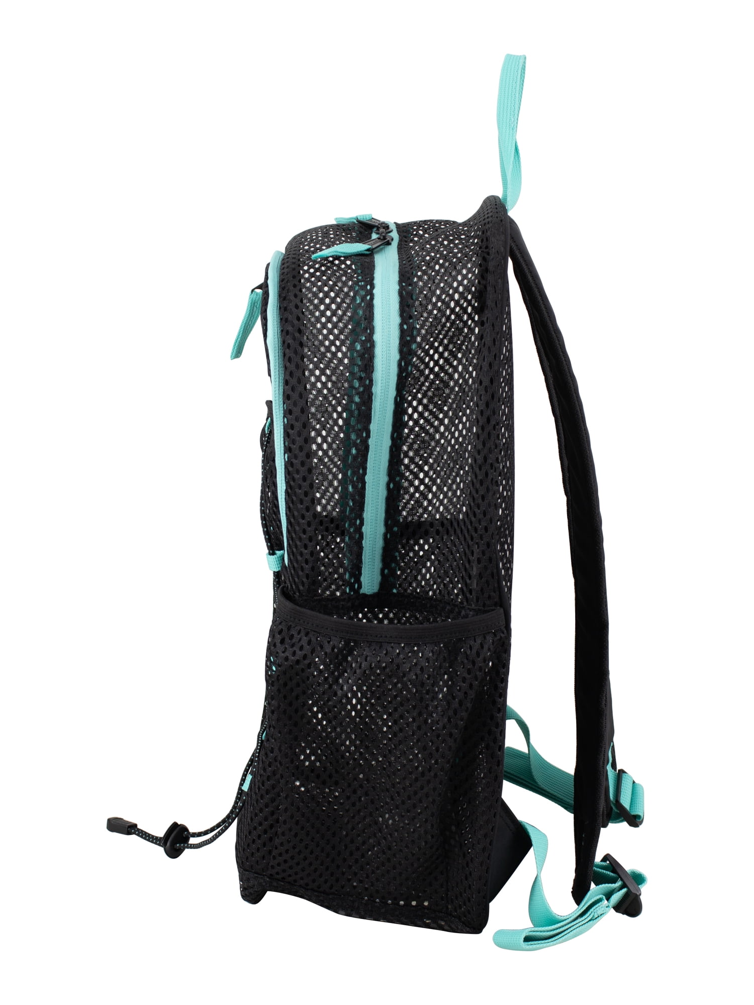 Eastsport Unisex Magna Pro Mesh 17" Backpack, Black/Pool Blue