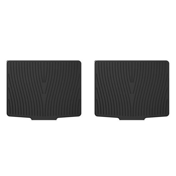 Mat de secado de plato de silicona almohadilla de drenaje resistente al calor de drenaje sin deslizamiento (negro)