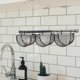 thumbnail image 3 of Hanging Wall Basket Potato Storage Basket Ginger Garlic Container For Dining Room Black, 3 of 7
