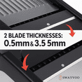 thumbnail image 4 of Swayvoo Stainless Steel Mandoline Slicer Vegetable Chopper Potato Slicer, 4 of 7