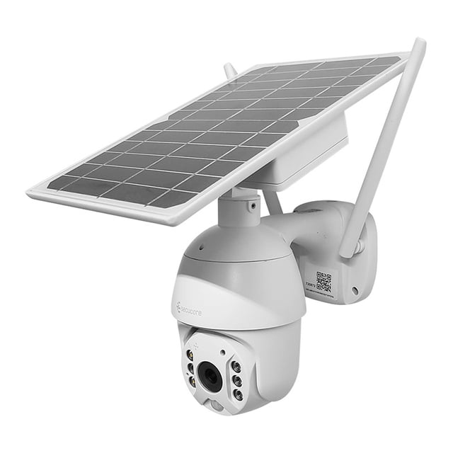 Cámara de seguridad inalámbrica Wifi HD Secucore con panel solar