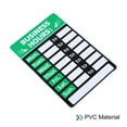 thumbnail image 3 of Uxcell Business Hour Sign Self Adhesive Operation Hour Sticker Green, 3 of 6