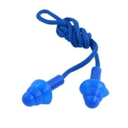 Maillot de bain Nylon 23,8 cordes de bouchons d'oreille souples en Silicone-Bleu