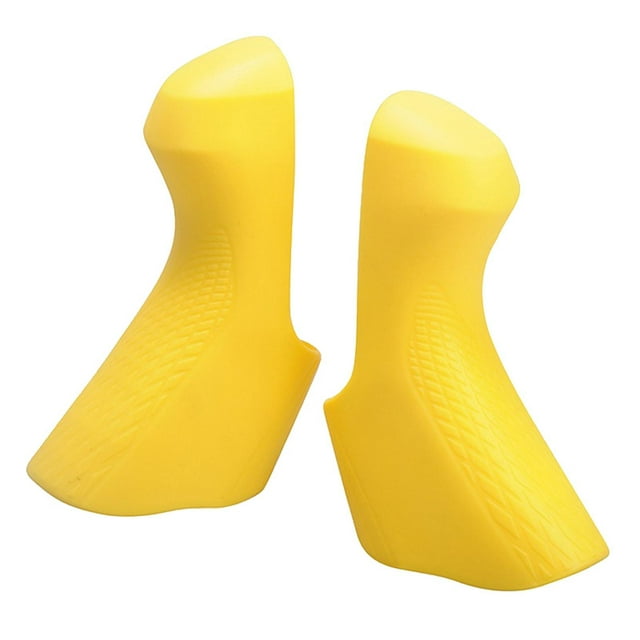 Cubierta freno de bicicleta, protección antideslizante, cómoda, silicona, cubierta de palanca de freno universal de bicicleta Amarillo DYNWAVEMX Soporte de silicona para bicicleta