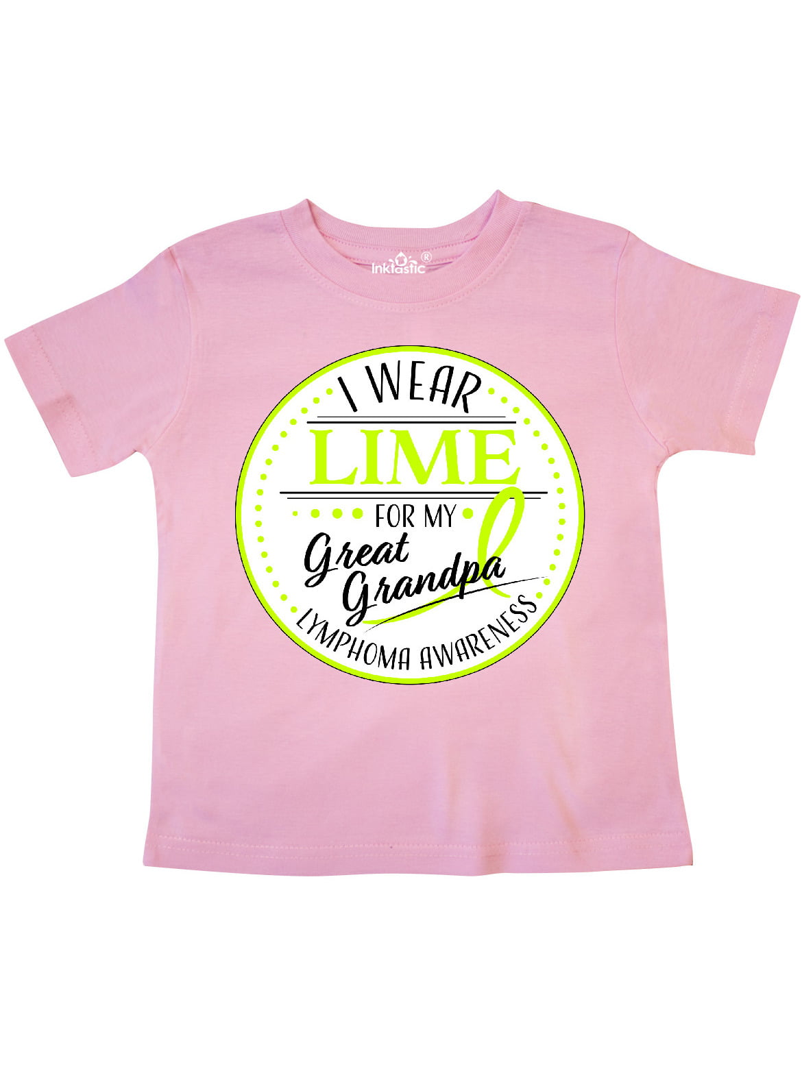 inktastic I Wear Lime for My Gramps Lymphoma Awareness Baby T-Shirt 