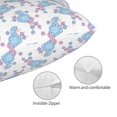 thumbnail image 5 of Salouo Cute Poodle Dog Pattern Pillow Cases,1PC Pillow Covers with Envelope Closure Decorative Pillow Case for Bed Couch,Pillows Not Included-14"x20", 5 of 6