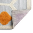 thumbnail image 7 of Unique Loom Aruba Outdoor Collection Area Rug - Noord (2' x 10' Runner Gray/Gold), 7 of 7