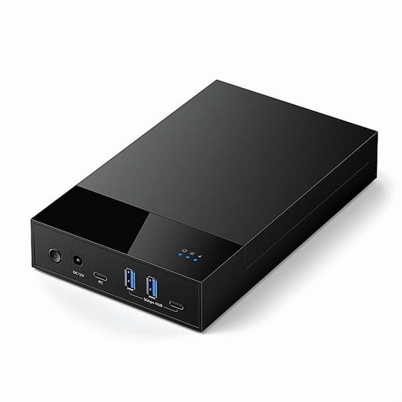 USB 3.0 to 3.5inch SATA Drive Docking Station External Hard Disk Enclosure for 3.5 2.5 Inch SATA SSD HDD 20TB US Plug