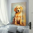 thumbnail image 3 of Golden Retriever Dog Home Decor Poster Wall Art Hanging Picture Print Bedroom Decorative Painting Posters Room Aesthetic 16x24inch(40x60cm), 3 of 6