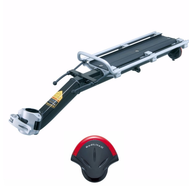 Topeak Super Tourist Bike Trunk Rack DX (Disc) and RedLite II Bicycle