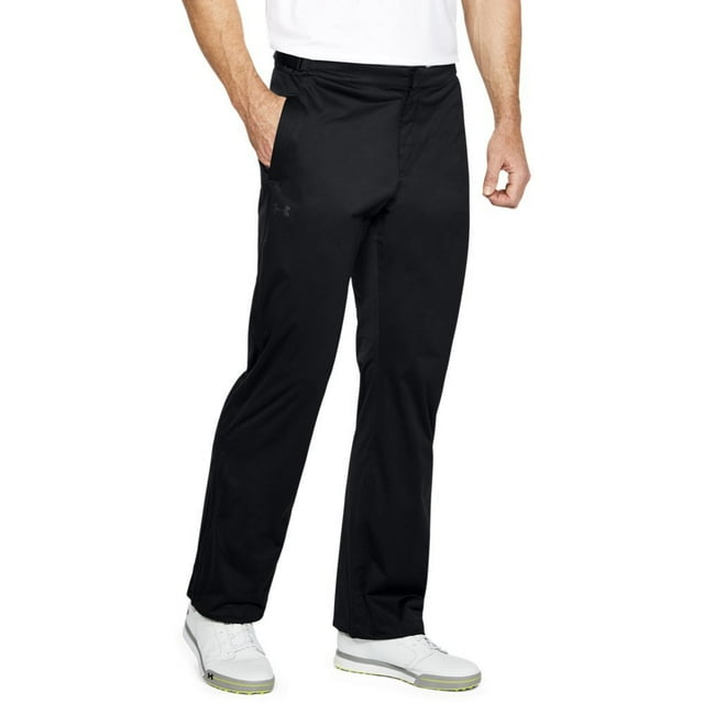 Under Armour Men's Storm Rain Pants, Black (001)/Graphite, Small