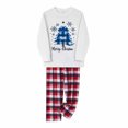 thumbnail image 2 of Ashyfjp Family Festive Pajama Set Christmas Themed Print Top with Matching Long Pants Pleasant Versatile Holiday Outfit, Size (2Y-14Y), 2 of 3