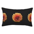 thumbnail image 1 of Balery Orange Dalia Funda de Cojín Estampada, Regalos para Mujeres, Regalos de Amor para Ella, Regalos para Novia o Esposa, Funda de Almohada-16"x24", 1 of 6