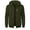 Olive Green, variant on WREESH Fashion Jacket Men'S Long Zipper Sweater Sleeve Sweater Coat Men Long Sleeve Hoodless Casual Outwear Jackets Coffee