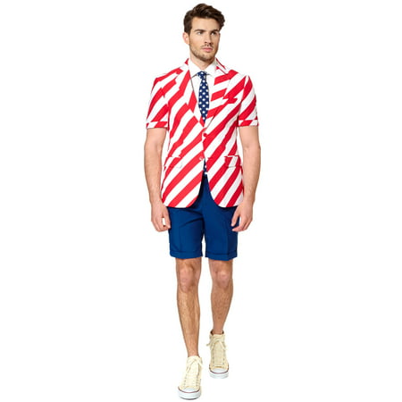 United Stripes Summer Suit Adult Costume