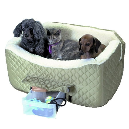 UPC: 0729053800138 | Snoozer Lookout II Dog Car Seat with Storage Tray  Large  Khaki