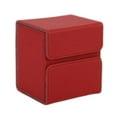thumbnail image 2 of Organizador de almacenamiento Yotijar Estuche de baraja de cartas coleccionables rojo, 2 of 10