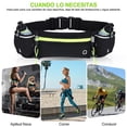 thumbnail image 2 of Cangurera Deportiva HONGHCL Verde con 2 Botellas de Agua y Cinturón Regulable para Correr, 2 of 7