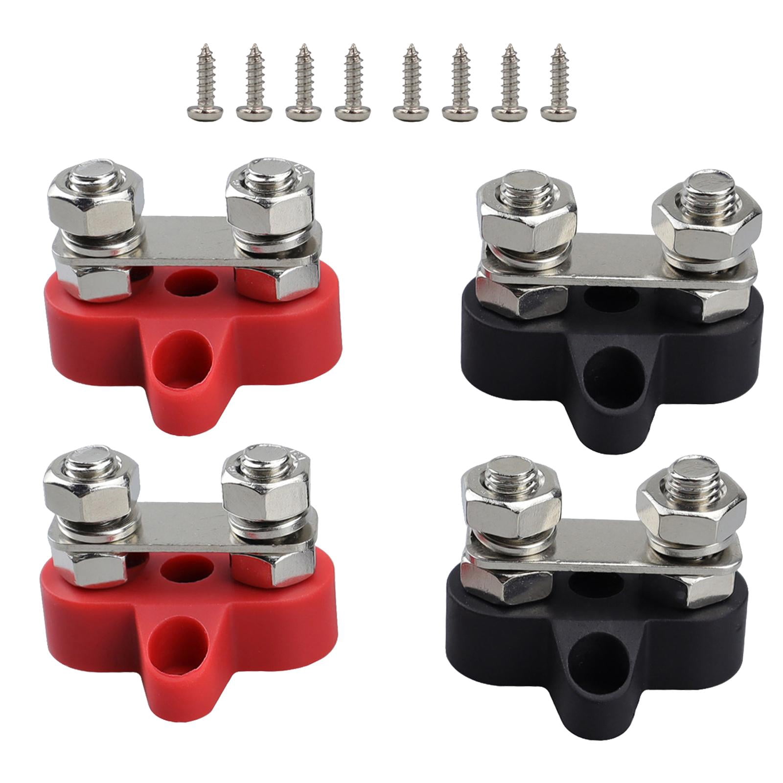 Bus Bar Terminal Block Dual DC 48V for Auto, Truck RV Boat M6