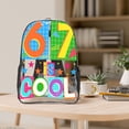 thumbnail image 6 of Six Seven Emojis Transparent Backpack Fashion Travel Backpack Laptop Backpack 16ch, 6 of 7