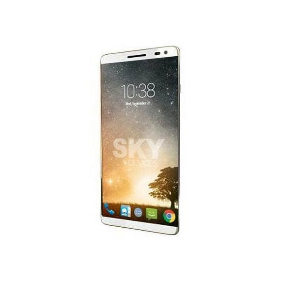SKY Devices Elite 5.0L - smartphone 4G - dual-SIM - RAM 1 GB / Mémoire Interne 8 GB - Écran LCD - 5" - 1280 x 720 pixels - Caméra Arrière 13 MP - Caméra avant 5 MP - Or
