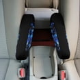 thumbnail image 4 of Yuyamidu Blue Butterfly Flower Car Seat Armrest Covers Universal Armrest Cover for Truck Sedan SUV Car Armrest Handle Cover 2 PCS Car Seat Arm Rest Cover Accessories, 4 of 7
