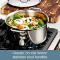 thumbnail image 6 of All-Clad D3 Stainless 3-ply Bonded Cookware, Stockpot with lid, 8 quart, 6 of 8