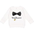 thumbnail image 2 of Inktastic Ring Bearer Black Bow Tie Toddler Sweatshirt, 2 of 4