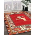 thumbnail image 2 of Ahgly Company Indoor Rectangle Traditional Red Persian Area Rugs, 2' x 5', 2 of 6