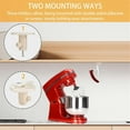 thumbnail image 4 of 4Pcs Stand Mixer Holders, Kitchen Storage Organizer with Screw-In Mixer Attachments Organizer, 4 of 5