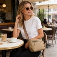thumbnail image 4 of Horivan Women's Shoulder Bag Crossbody Bag Lightweight Multi Compartment Oxford Fabric Purse for Commuting Travel Shopping Fashionable Everyday Carry All, 4 of 6