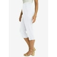 thumbnail image 3 of Jessica London Women's Plus Size Soft Ease Capri, 3 of 6