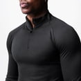 thumbnail image 2 of CENL Mens Slim Muscle Active Sports Fit Long Sleeve T Shirts Gym Quick Drying Tee Top, 2 of 9