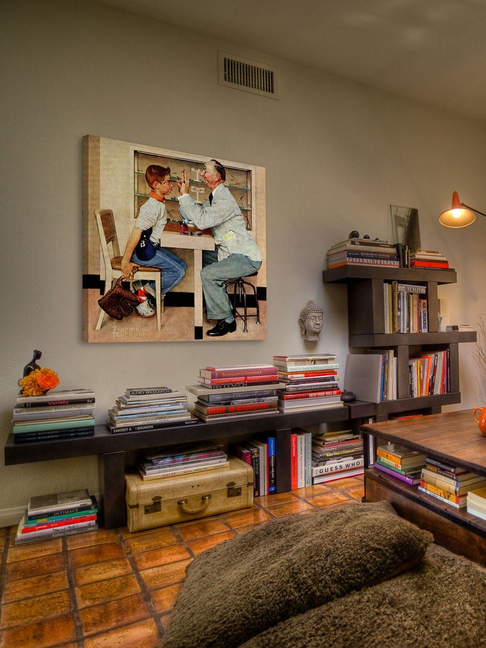 Marmont Hill "Eye Doctor" by Norman Rockwell Painting Print on Canvas