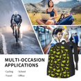 thumbnail image 6 of Balery Cute Cartoon Dinosaurs Green Silhouette Pattern Backpack for Men and Women - Durable 600D Oxford Cloth -Large Capacity, Water-Resistant School, Travel, and Hiking Bag, 6 of 7