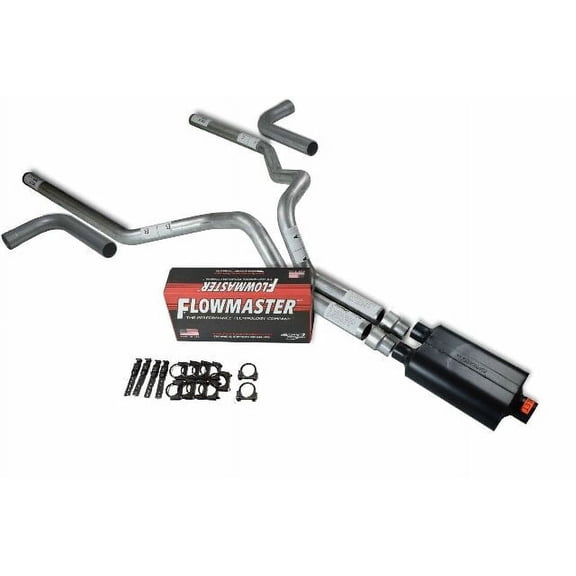 Ford F150 21-25 3" Dual Exhaust Kits Flowmaster Super 40 Side Exit