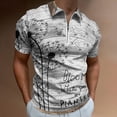 thumbnail image 2 of Blooming Flower Hope Seeds Wind Men Zipper T-shirt Summer Casual Short Sleeve T-shirt Top, 2 of 7