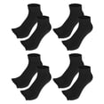 thumbnail image 1 of Calcetines de cinco dedos Unique Bargains 4 pares color negro, 1 of 1
