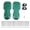 Green, variant on NFTIGB Manual Lawn Scarifier Garden Spike Sandals Grass Aerator Shoes with Zinc Alloy Metal Buckle Straps for Gardening Industry Black Heavy Duty Yard Turf Care Tool 11.6 inches / 29.5 cm