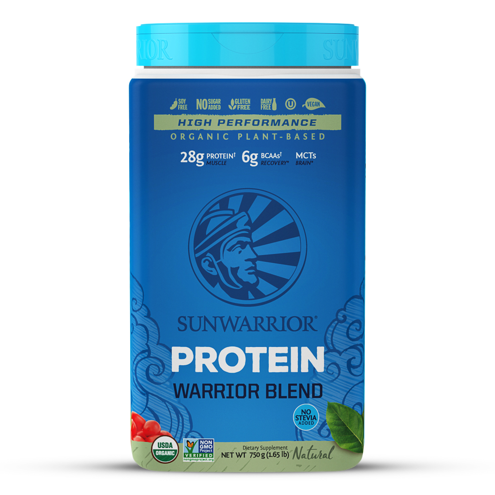 Sunwarrior Warrior Blend Plant-Based Protein, Natural, 30 serving