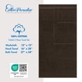 thumbnail image 3 of Cotton Paradise 100% Cotton 6 Piece Towel Set, Soft Absorbent Quick Dry Towels for Bathroom, Brown, 3 of 7