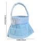 thumbnail image 3 of Bolsa de regalo de Pascua para niños de forro polar | Bolsa de tela ligera de 23 x 22,5 cm | Amplia cesta blanca, azul y rosa para dulces, juguetes y golosinas | Cesta de Pascua para niños y familias, 3 of 7