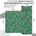 thumbnail image 5 of Green Christmas Santa and Icon Pattern Toddler Nap Mats for Kids Preschool,50"x20" Sleeping Mat Bag or Kids,Toddler Sleeping Bag,Toddler Nap Mat or Daycare, 5 of 6
