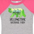 thumbnail image 4 of Inktastic Yellowstone National Park Mountains and Bear Shape Boys or Girls Baby Bodysuit, 4 of 5