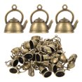 thumbnail image 1 of 50pcs Small Teapot Hanging Charm Necklace Hanging Decor DIY Alloy Kettle Charm, 1 of 8