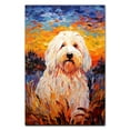 thumbnail image 2 of Komondor Dog Art Print Poster, Wall art Painting Decor, Starry Night Van Gogh Art Home Decor Artwork For Bedroom Living Room Bathroom Decor, 2 of 5