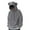 Gray, variant on Yiaimeir Cozy Fleece Hoodie with Cute Ear Design for Men and Women Plush Warm Pullover Sweatshirt with Kangaroo Pocket and Drawstring Hood