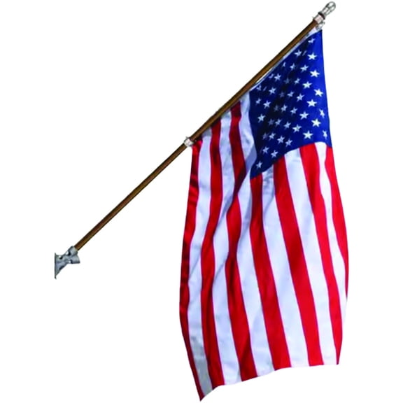 Valley Forge 8116092 72 in. American Flag Kit