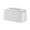 White, variant on Btomtd Built In Spring Tissue Box Cover with Storage Function Tissue Box Holder Multifunctional for Home Use, Blue